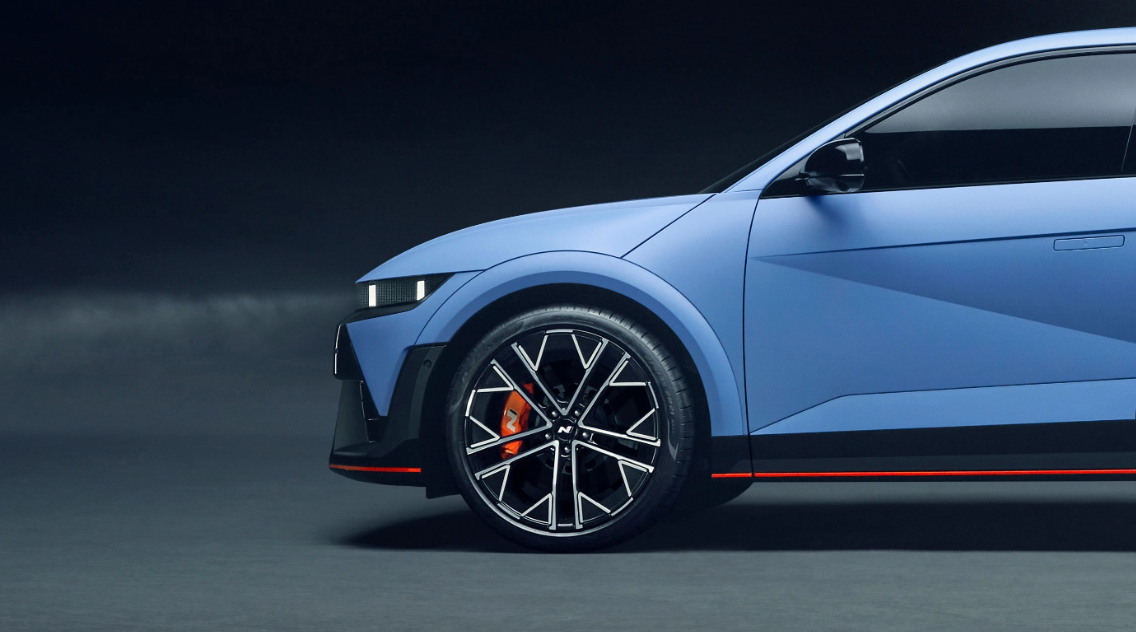 blue Hyundai N model