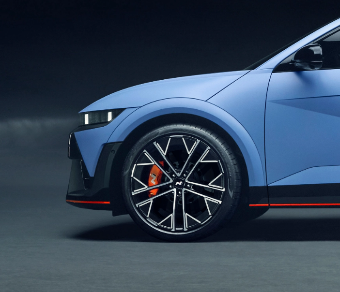 blue Hyundai N model